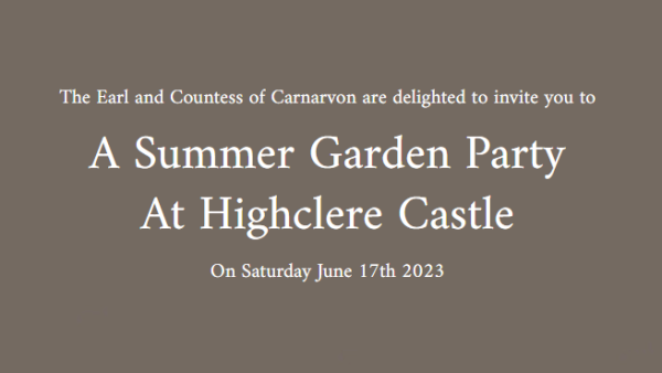 An Invitation to the Garden Party - 17th June